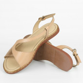 Sandale dama piele naturala DiAmanti Stefania roz nude si rose gold